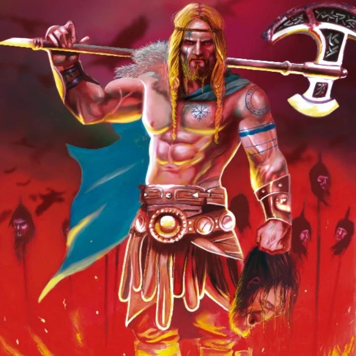 Ilustración de la baraja barbarie